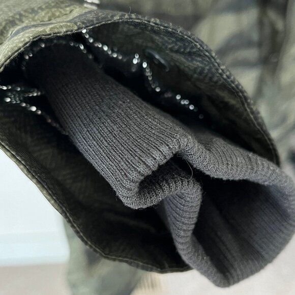 Columbia Barlow Pass 550 TurboDown Peatmoss Camo Green Coat Medium LN - Picture 8 of 13